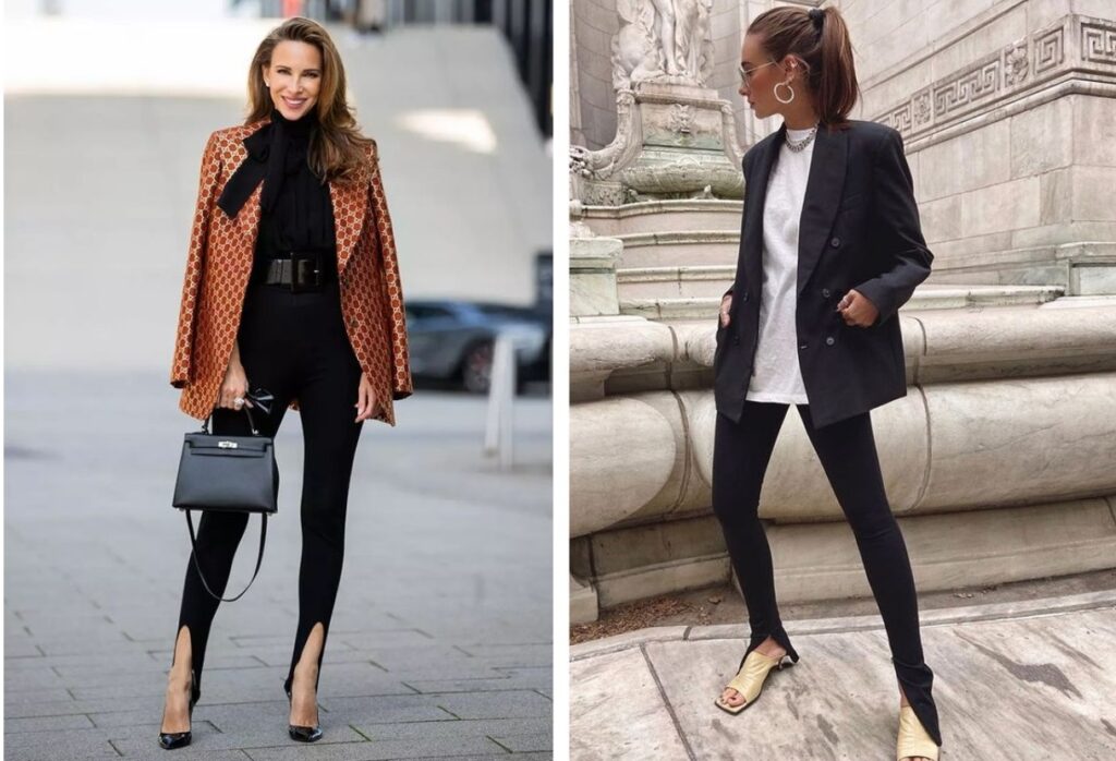 с чем носить лосины