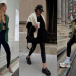 с чем носить лосины