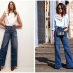 с чем носить широкие джинсы