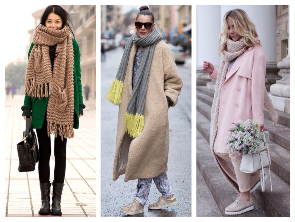 с чем носить пальто