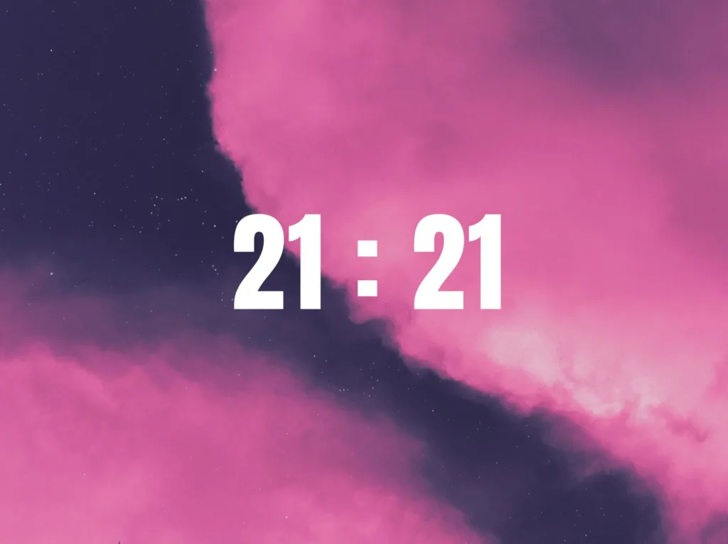 что означает 21:21 на часах