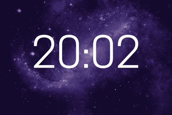 20:02 на часах