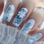 маникюр на зиму