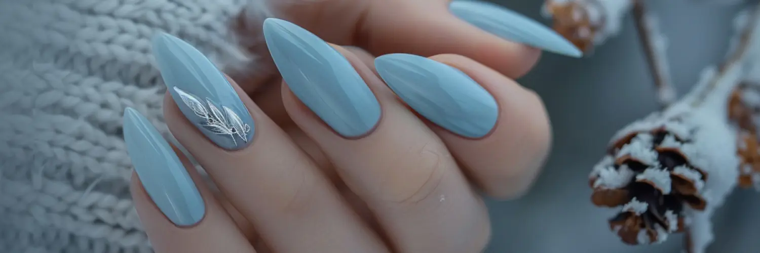 варіанти зимового манікюру фото