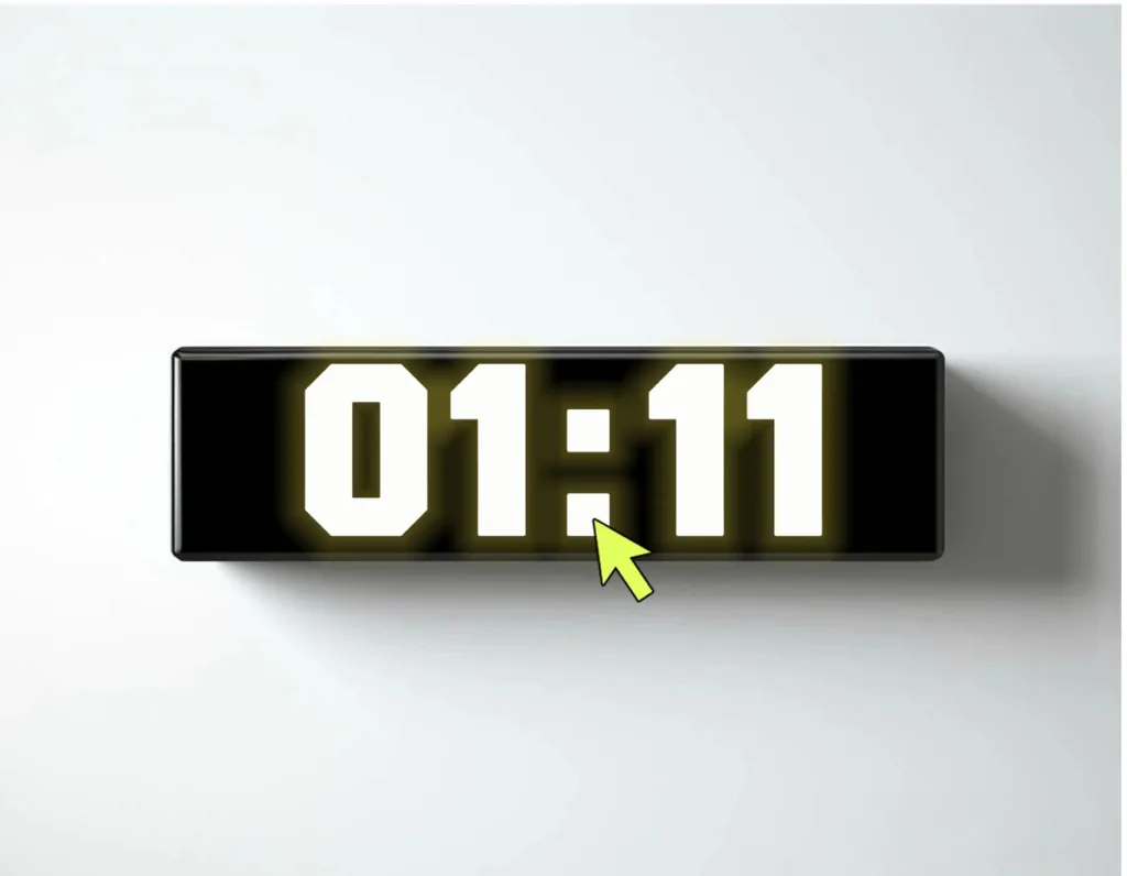 01:11 на годиннику