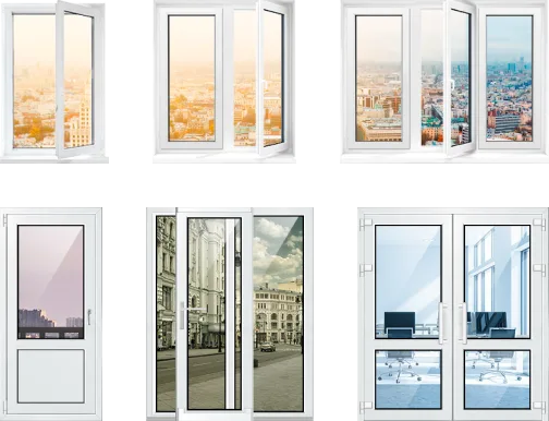 Современные окна и двери