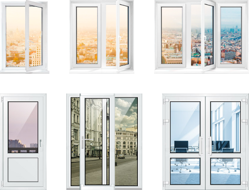 Современные окна и двери