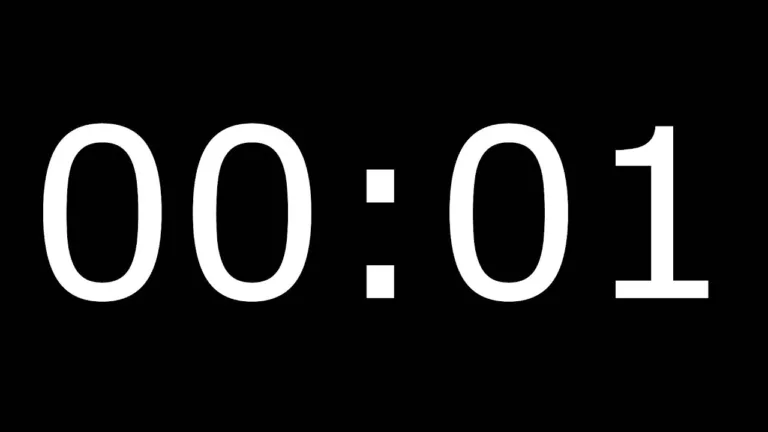 00:01 на часах