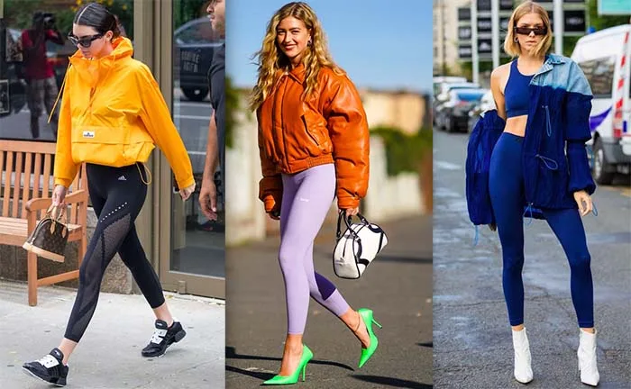 С чем носить леггинсы